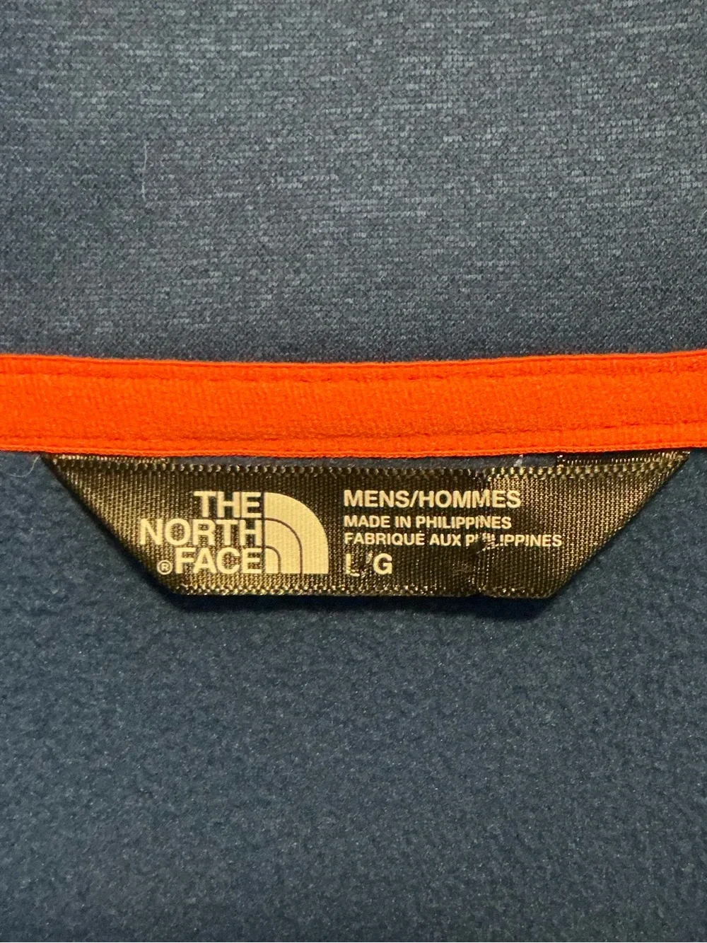 The North Face Blue and Black Half-Zip Pullover Jacket